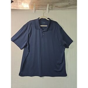 Brooks Brothers Mens Performance Series Polo Shirt Size 1X? Blue Short Sleeve